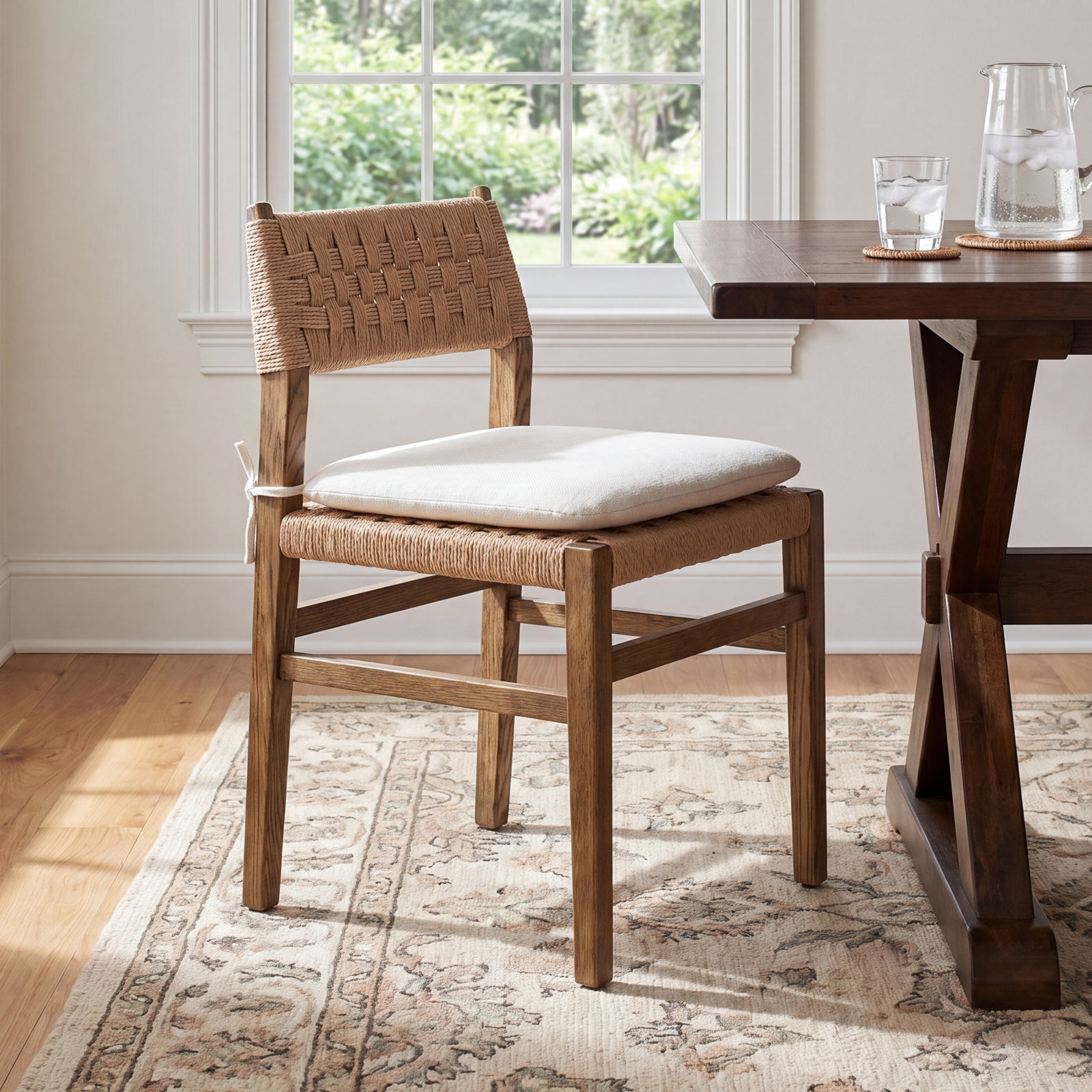 Mallory Dining Chair, Toasted Oak