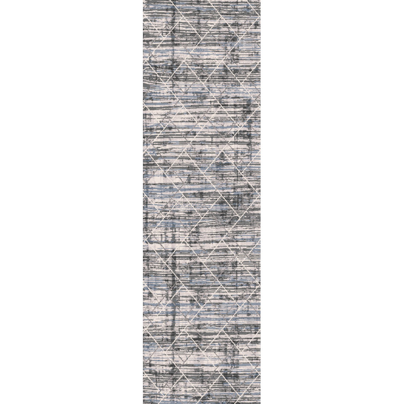 Geometric Indoor Rug, Runner 2'2" x 7'7"