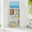 Axlan 2-Tier 3-Cube Open Bookcase, Small Bookshelf with Shelf, Storage Organizer for Home Office, Living Room-232132654