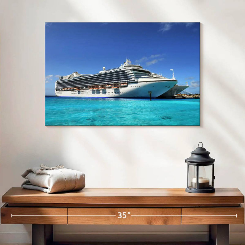 Bateau de croisière Mehar sur l'île Caicos, H 16 po x l 24 po