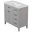 Armoire de salle de bain 36 po avec tiroirs et lavabo-1145134004