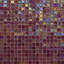 Strawberry 5/8" x 5/8" Glimmer Glass Mosaic