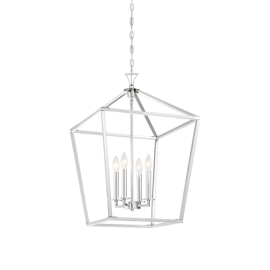 Hastings 4 - Light Dimmable Lantern Chandelier Birch Lane™ 