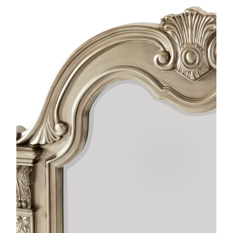 Anndrea Dresser Mirror, Silver
