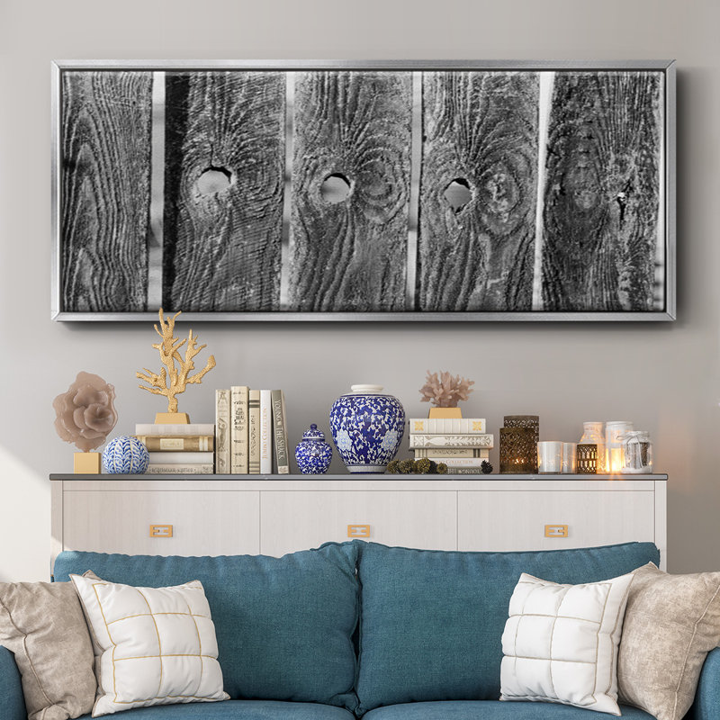 Found Textures II- Framed Canvas