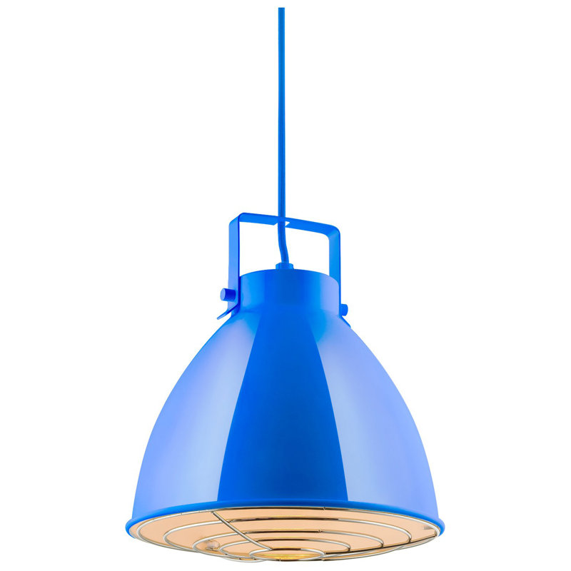 1 - Light Single Pendant, Blue