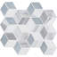 Alessio Cube 12 in. x 13 in. Glass, Stone and Metal Blend Mosaic Wall Tile