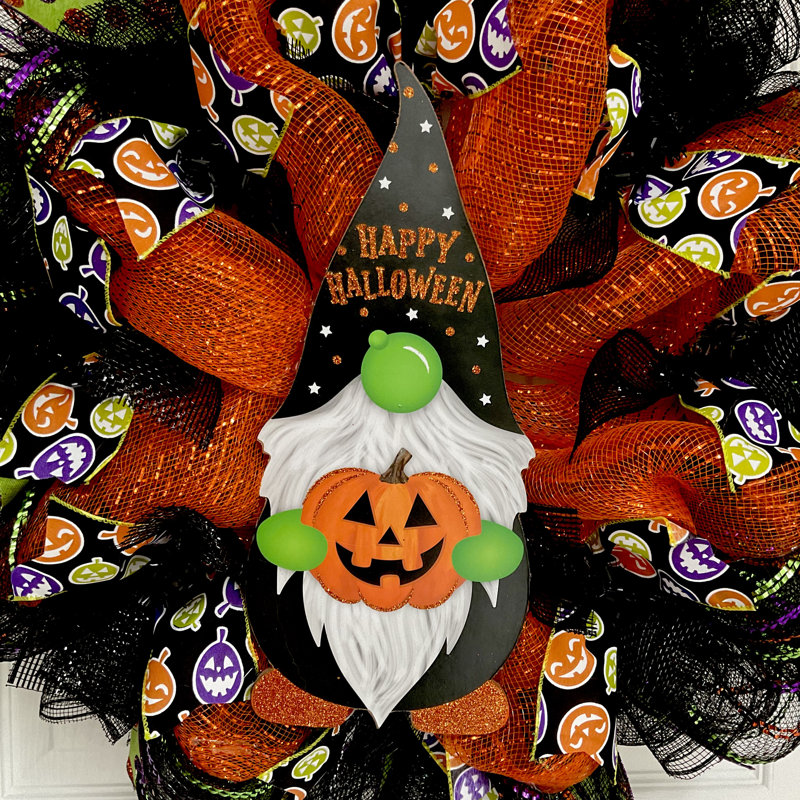 Couronne décorative Happy Halloween
