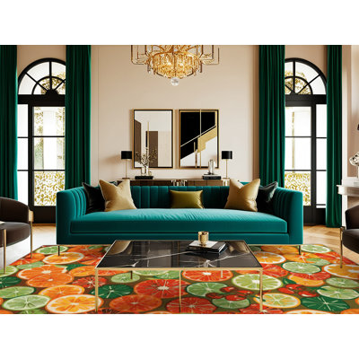  Tapis lavable à fruits confits