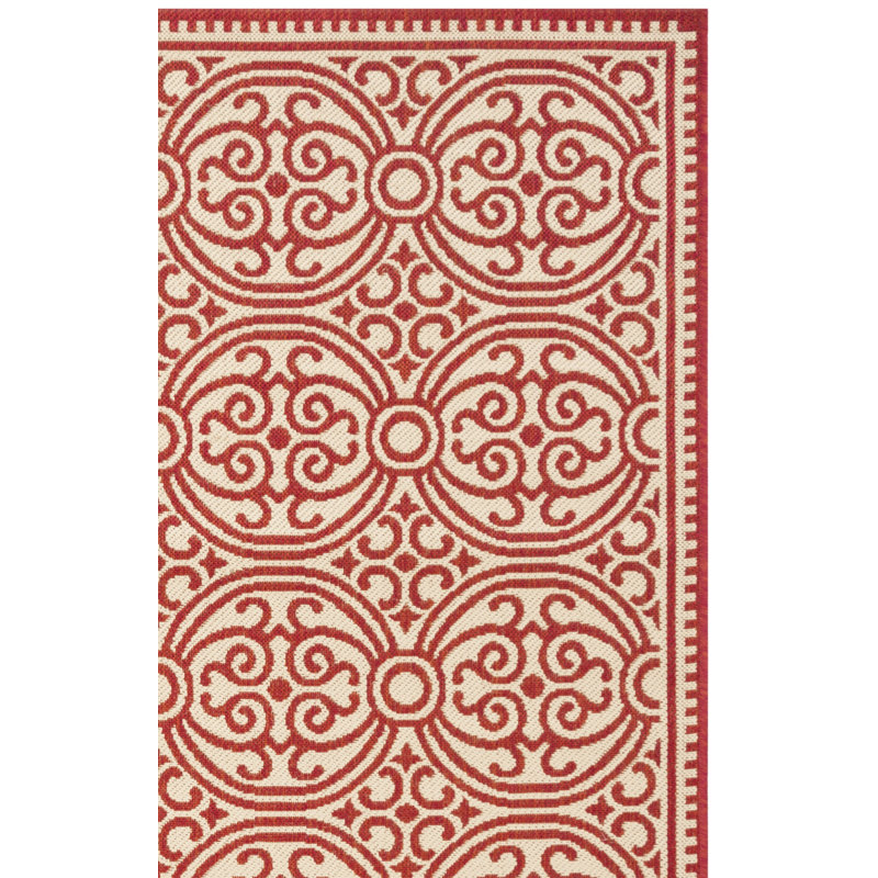 Altizer Performance Geometric Indoor/Outdoor Area Rug, Rectangle 4' x 6'