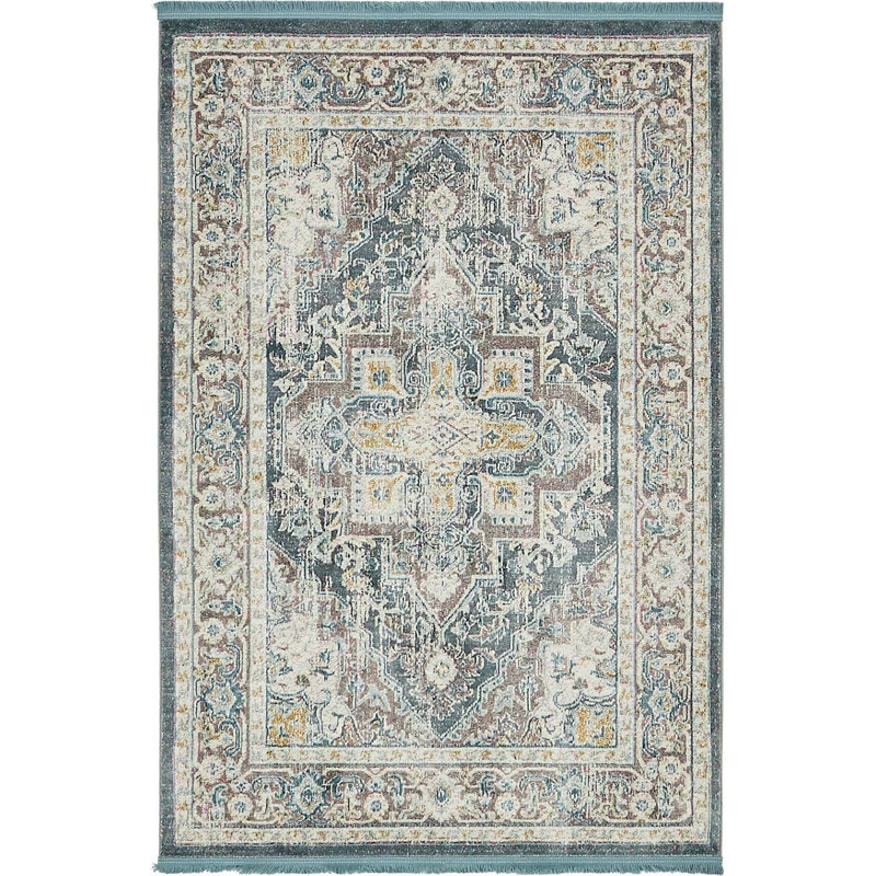 Oriental Indoor Rug, Rectangle 2'2" x 3'
