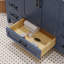 Ensemble de meuble-lavabo simple 48 po avec plateau en quartz blanc Rooh-101808788-101808786