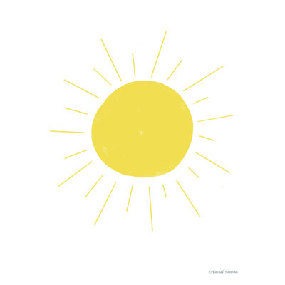 «Happy Sun», impression sur toile tendue