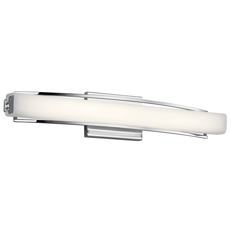 Allsun Dimmable LED Bath Bar, Chrome