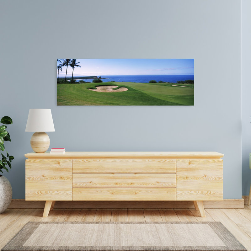 The Manele Golf Course Lanai City Hawaii USA by Dan Merkel - Wrapped Canvas Panoramic Print, 40.64 cm H x 121.92 cm W