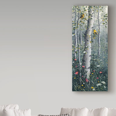«American Goldfinch» par Fazulla, impression sur toile tendue