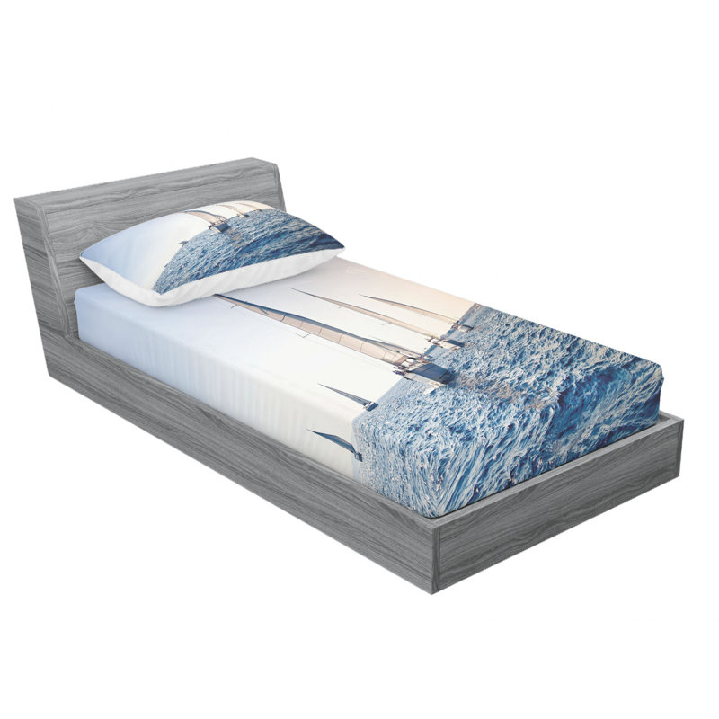 Microfiber Sheet Set, Twin XL Sheet Set with Fitted Sheet