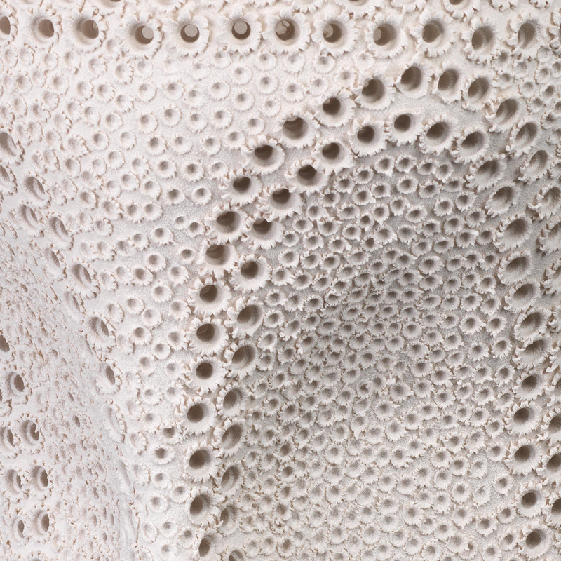 Handmade Ceramic / Porcelain Table Vase, White