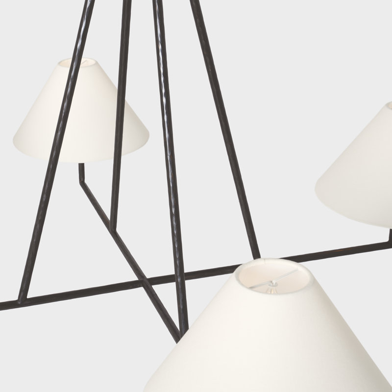 Ashton 4 - Light Chandelier, Aged Iron