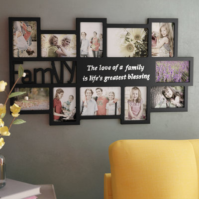 ClipperCove Black Collage Picture Frame