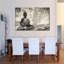 Bouddha bouddhiste BW, impression sur toile-92517458