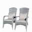 Chaise de patio avec coussins (coussin gris)-131517481