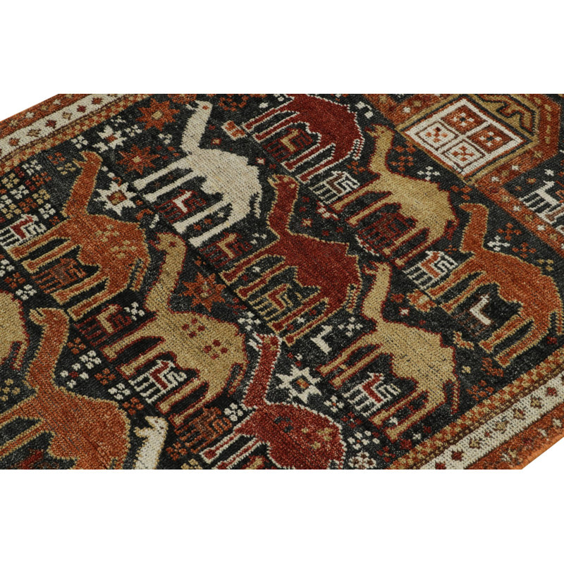 Burano One-of-a-Kind Rectangle 3' X 4' Hand Knotted Area Rug, Rectangle 2'11" x 4'3"