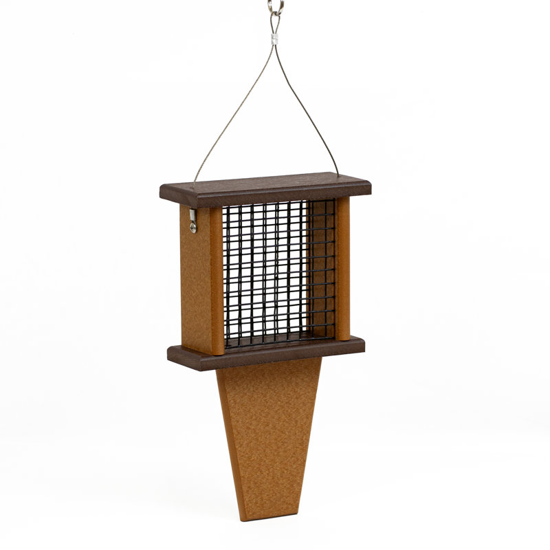Mangeoire d'oiseaux à trémie suspendue