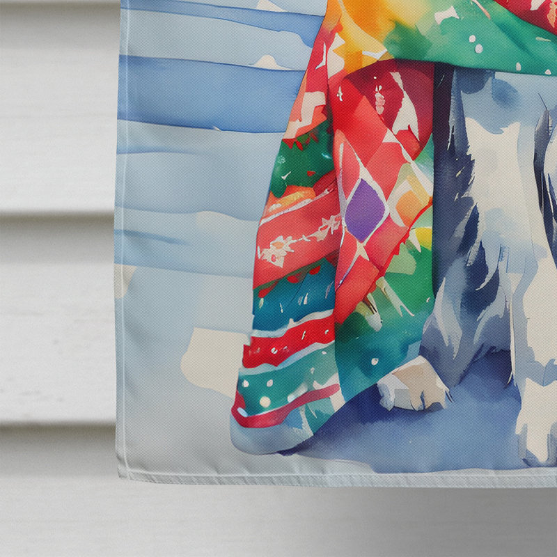 Double Sided Polyester Christmas, 40" H x 28" W