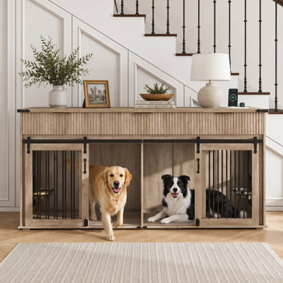 Steel Pet Crate with 2 Doors