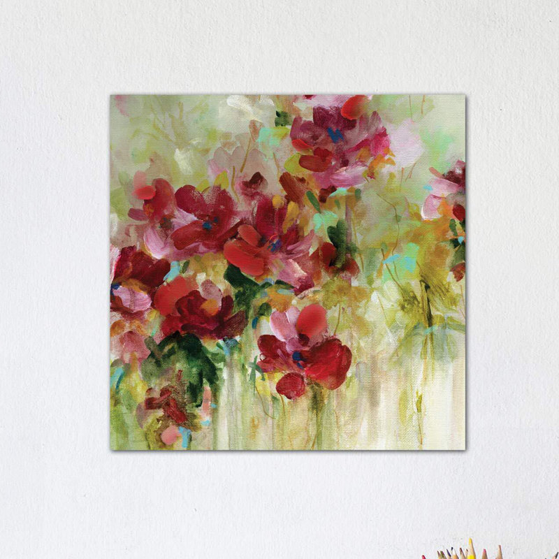 « jardin play ii » par carol robinson-print, Toile tendue, H 26 po x l 26 po x P 1,5 po