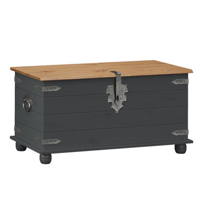 Chiasson Solid Wood 92cm W 0 - Drawer Chest of Drawers