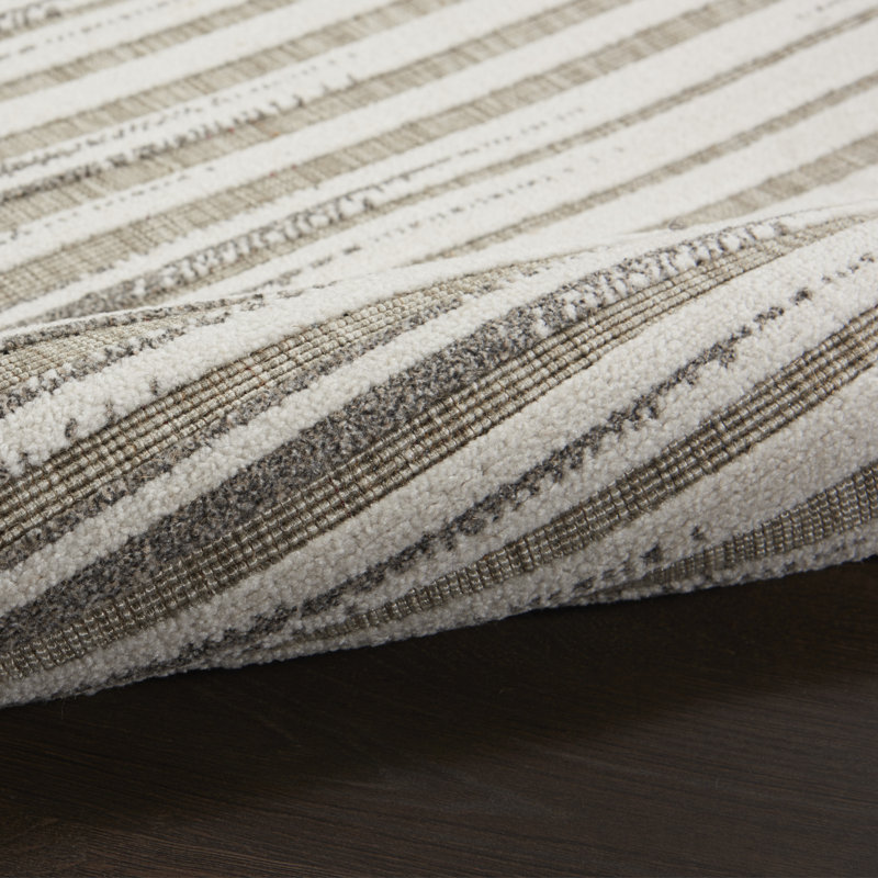 Tapis gris Romelia, Tapis de couloir 2 pi 2 po x 7 pi 6 po