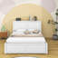 Lit plateforme simple avec tablettes et lit gigogne Deuno-268215358