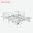 Metal Daybed With Led And Adjustable Trundle-790973877