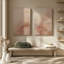 «Pastel Paradise Delight», ensemble de 2 toiles encadrées-164321953-164321954