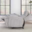 Fauteuil inclinable électrique avec massage thermique et ensemble de deux glissières automatiques-135930582