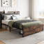Full Size Platform Bed with Storage Headboard USB Outlets and 2 Drawers-1934507913-1925870072