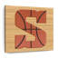 Basketball lettre S - impression sur toile tendue-1235685501
