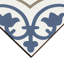 Carrelage mural en porcelaine mate Encaustic 8 po x 8 po Amara-91710239