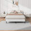 Sommier tapissier bas avec couvre-matelas en tissu à assemblage facile-175235297-188397445