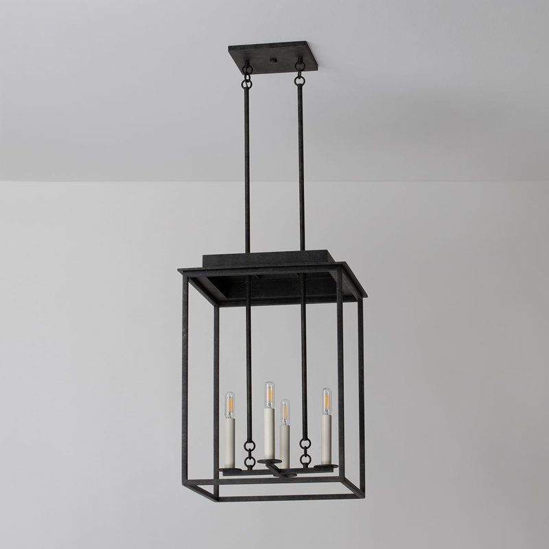 Hart 4 Light Lantern, 22.5" H x 16.25" W x 16.25" D