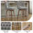 Terron 360° Swivel Barstool with Solid Wood Legs-14006588-14006579