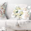 Coussin de bouquet floral fleur d’illustration