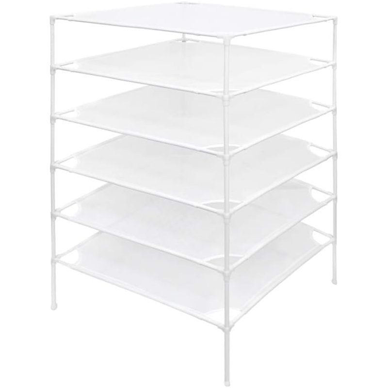 Stackable Mesh Sweater Drying Rack - 6 Layers For Delicates