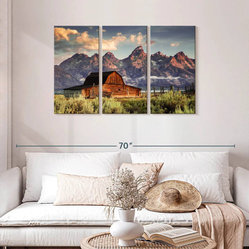 Lilie Barn At Teton, H 28 po x l 45 po