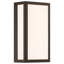 Double fixation murale d'extérieur à DEL double tension - bronze-91643446-70358217