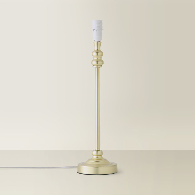 Reselva Metal Table Lamp, Gold Base