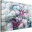 Colorful Watercolor Leaves - No Frame Print on Canvas-98482323
