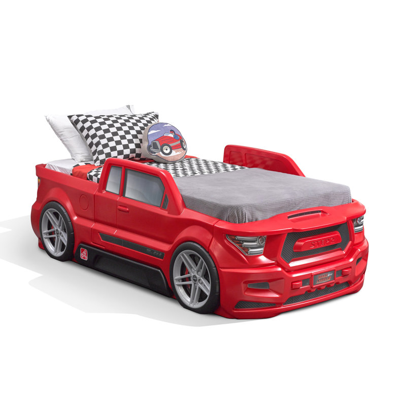 Step2 Turbocharged Twin Car Kids Bed